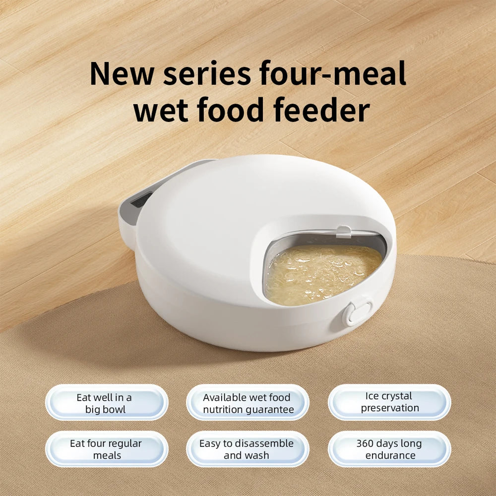 Smart Automatic Pet Feeder with Portion Control & Wi-Fi App