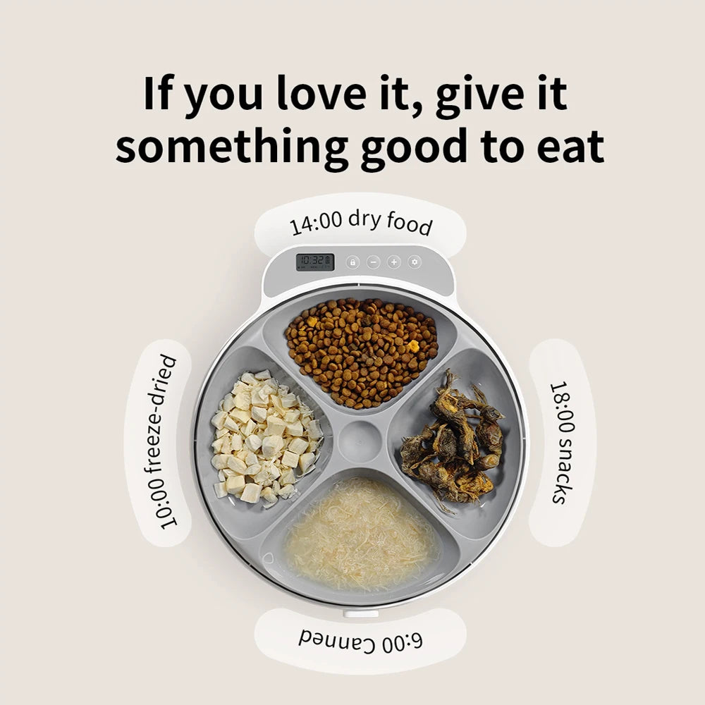Smart Automatic Pet Feeder with Portion Control & Wi-Fi App